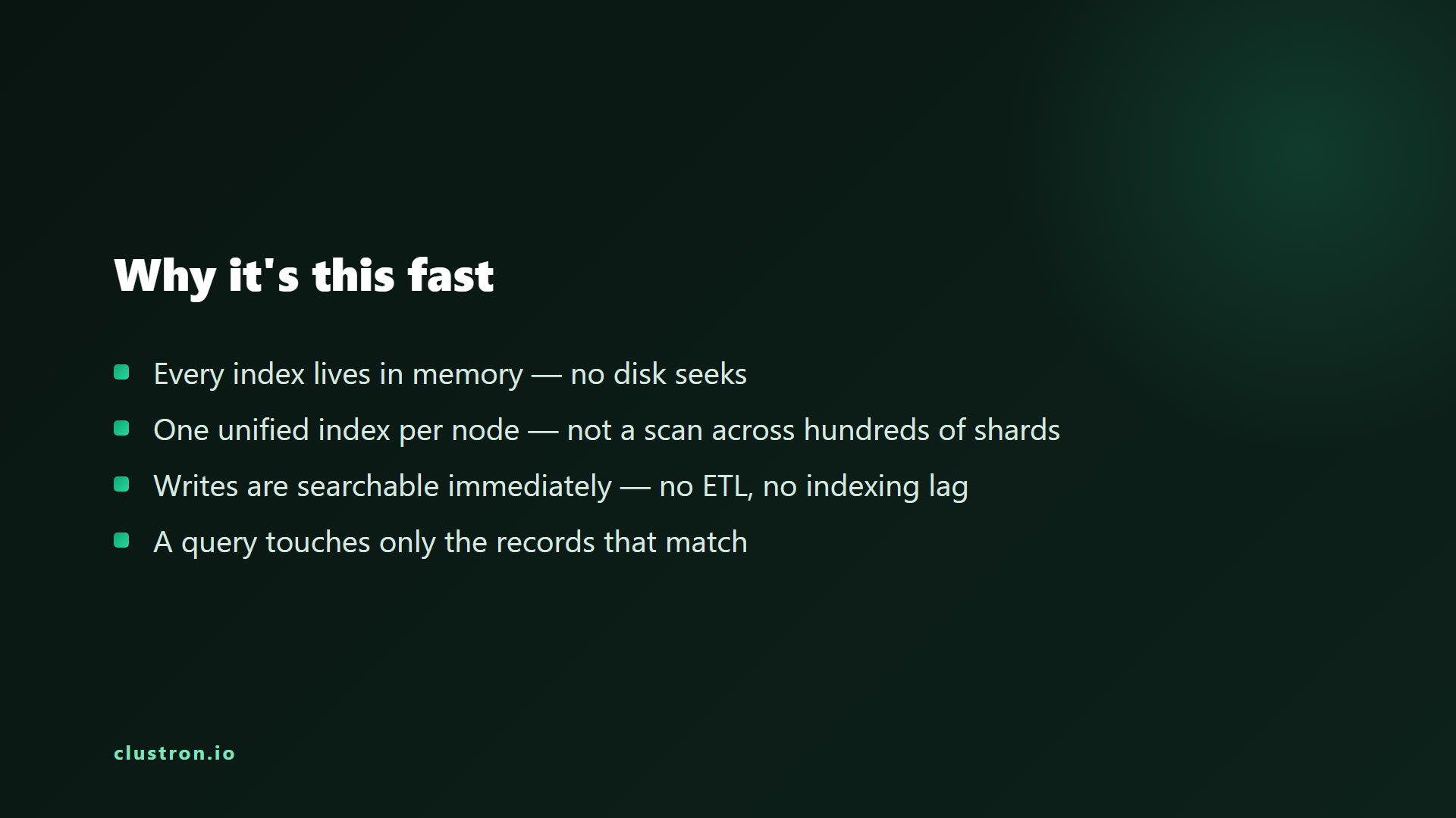 In-Memory Search at Scale — a Million Records in Milliseconds — screen 6