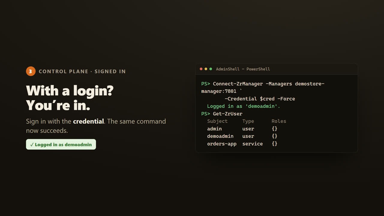 Securing a Distributed .NET Cache — Authentication & RBAC — screen 14